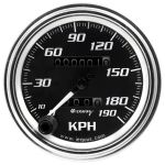 3-3/8" Chrome Mechanical KPH Speedometer